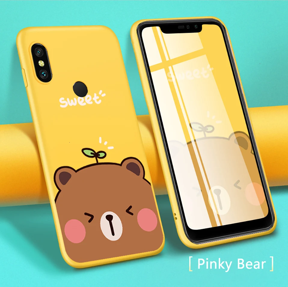 Силиконовый чехол для Xiao mi Red mi Note 6 Pro, милый Полный Чехол для Xiao mi Red mi Note 5 7 6A mi A2 Lite, противоударный бампер, чехол