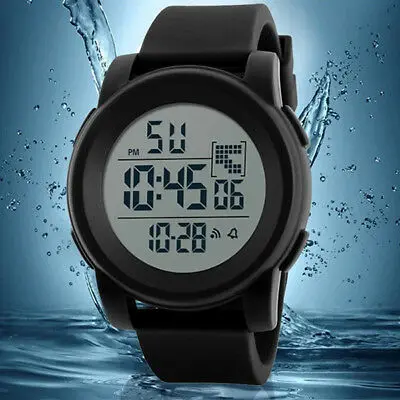 Часы водонепроницаемые с цифровым циферблатом HONHX Зеленые Круглые fs 99 S0450