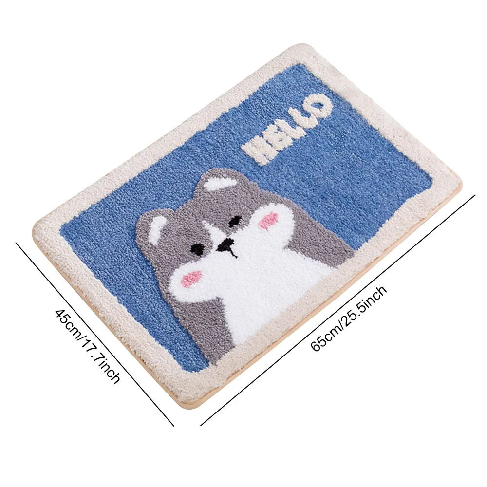

Bath Mat Non-slip Bathroom Mats Shower Water Absorbent Bath Rug Floor Mat