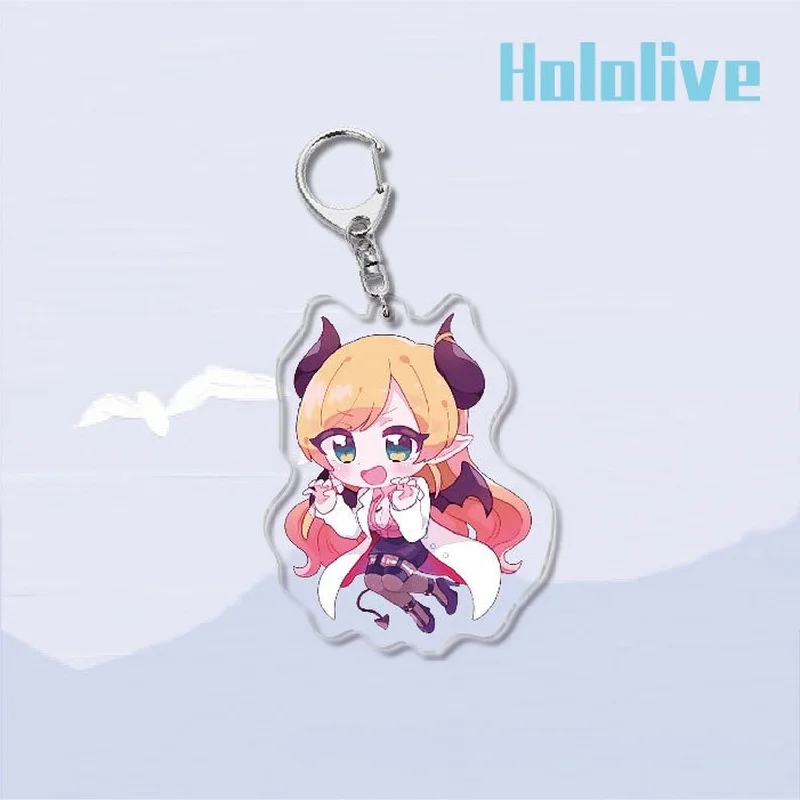 Hololive женский аниме брелок для ключей мужской мультяшный модный Ookami Mio унисекс