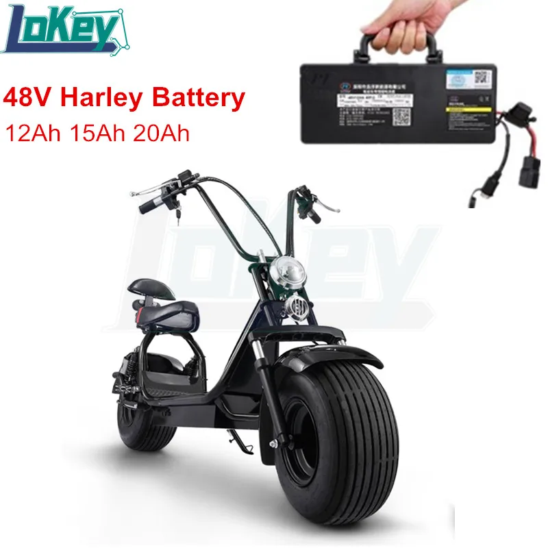 

48V 60v 12Ah 15Ah 20Ah lithium li ion battery for fat tire X6 X7 X8 electric scooter electric motorcycle with fast charger