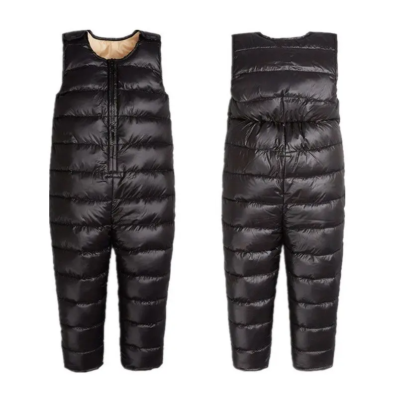 Детские зимние штаны детские брюки для малышей теплые комбинезоны комбинезон