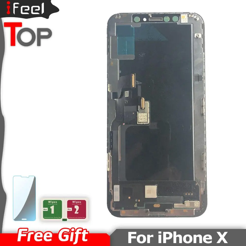 Сенсорный ЖК экран для iPhone X XR Xs Max TFT OLED дисплей с дигитайзером в сборе замена без