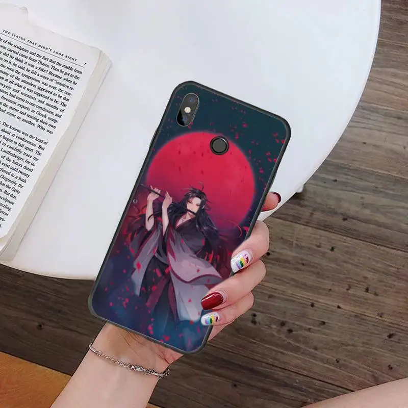 mo dao zu shi anime Bling Cute Phone Case For Xiaomi Redmi Note 4 4x 5 6 7 8 pro S2 PLUS 6A PRO funda hull coque shell | Мобильные