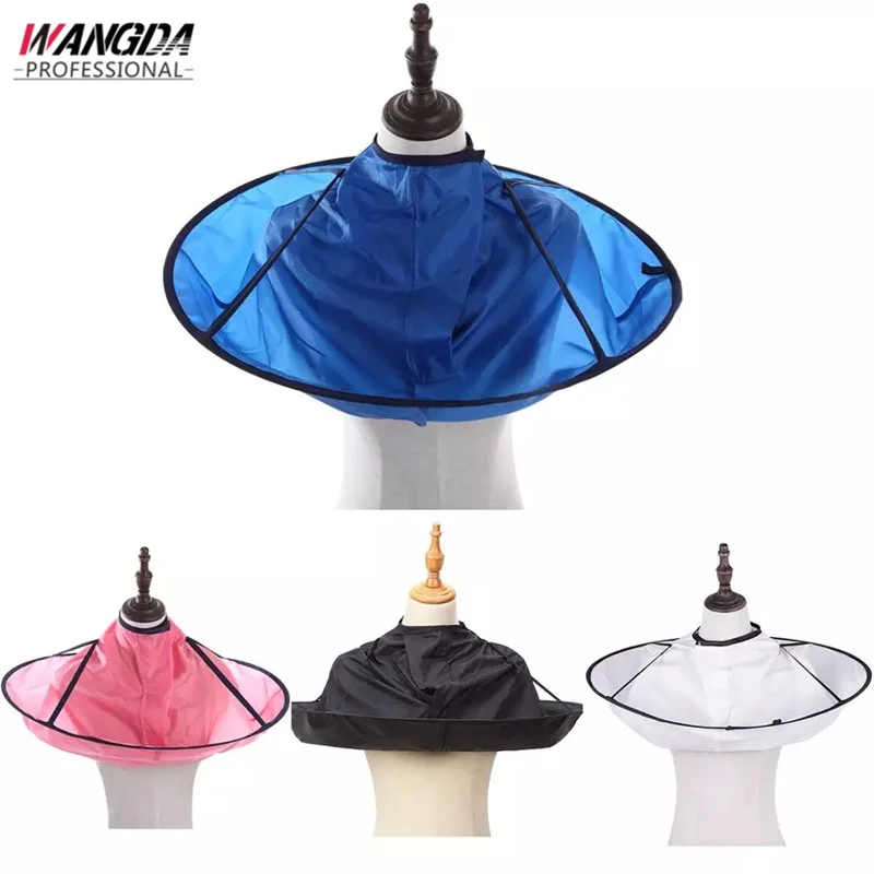

Foldable Haircut Cloak Cloak Shaving Apron Hairdressing Clothes Trim Hood Umbrella Home Salon Haircut Tools 4 Colors Available
