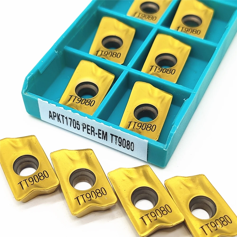 APKT1705 PER EM TT9080 /TT9030 карбидная вставка индексируемая фрезерная CNC режущий
