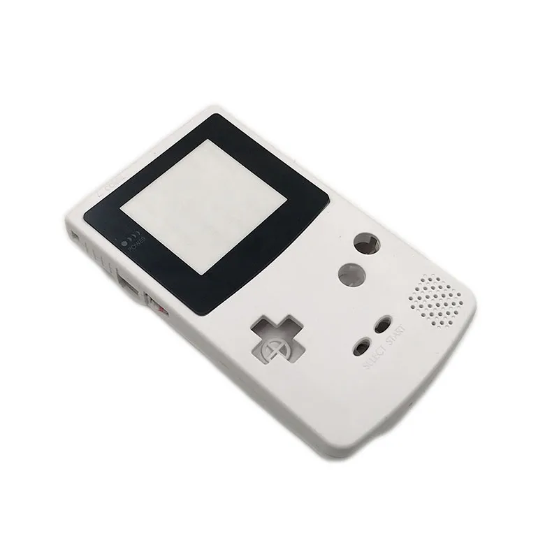 white Полный корпус чехол для nintendo Game boy цвет GBC запасная часть корпус оболочка упаковка - Цвет: white
