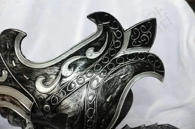 Черная Венецианская маска на все лицо для представлений маскарада принцессы