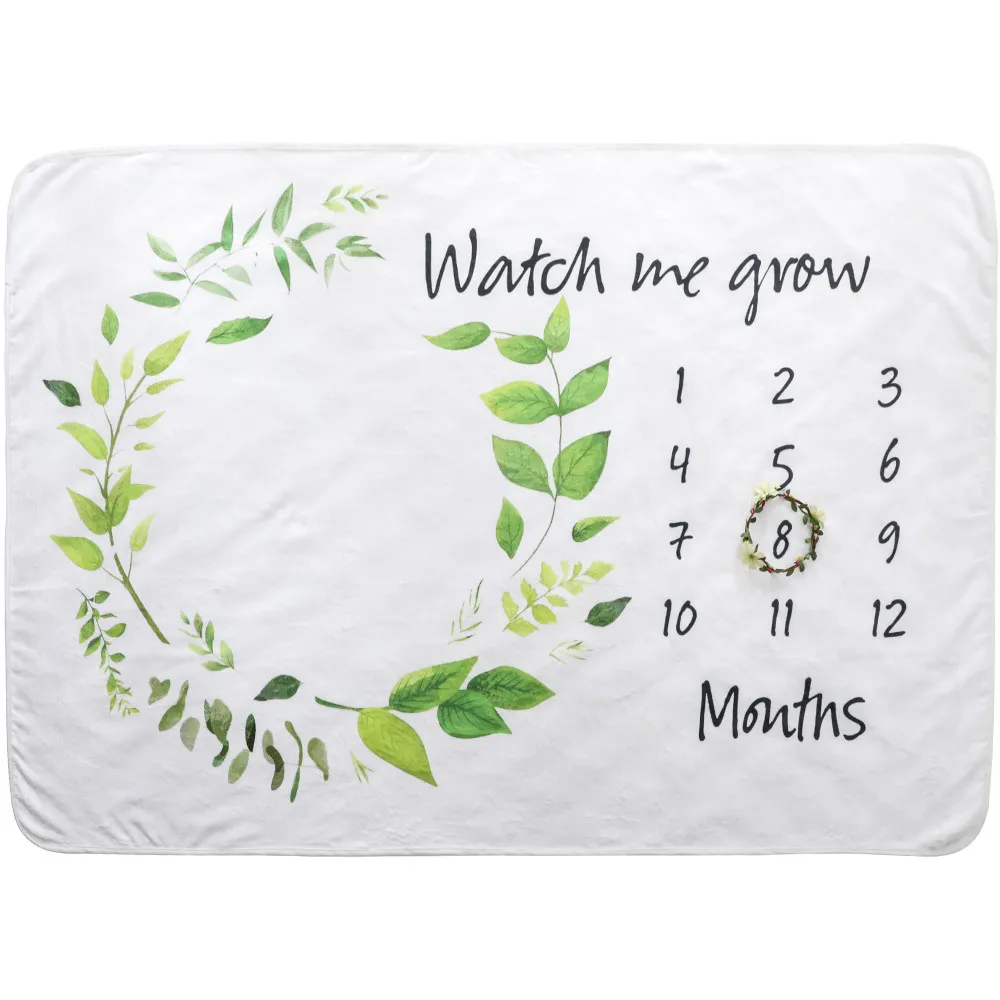 12 ежемесячное одеяло для младенцев реквизит фотосъемки фоновое с ангельскими