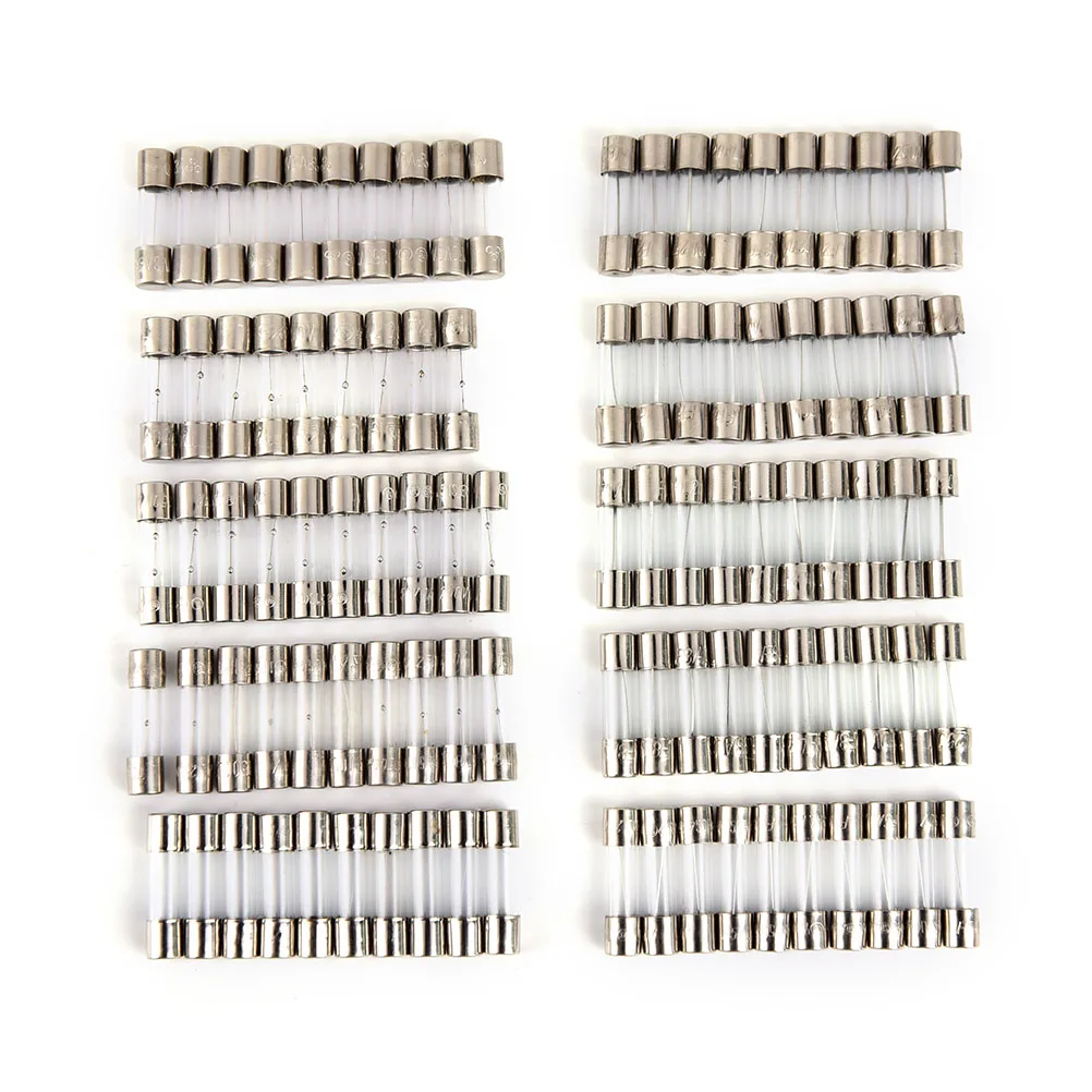 Горячее предложение 100 шт. предохранители быстровыдувные Стеклянные