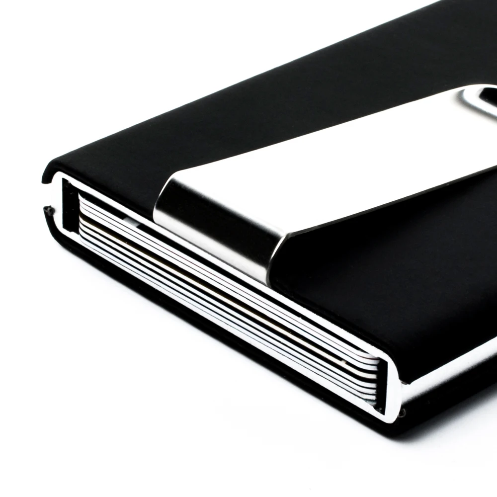 

Business Card Holder Money Case Metal Man Credit Card Holder Wallet Aluminum Business Men ID Card Holder Gifts Wallet