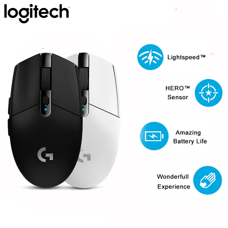 Мышь Logitech G304 LIGHTSPEED Беспроводная игровая с датчиком HERO 12000 точек/дюйм|Мыши| |