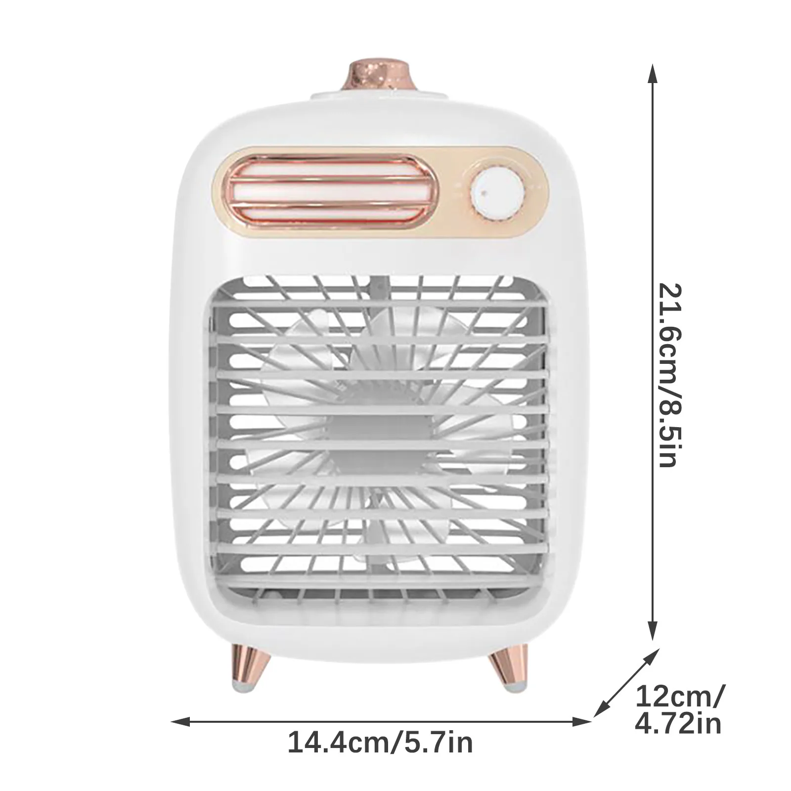 

Usb Portable Rechargeable Fan Air Conditioner Humidifier Air Cooler Silent Not Leaking Desktop Fan For Summer Home
