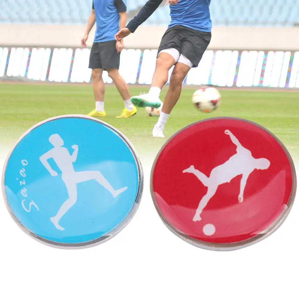 

1Pc Sports Football Pattern Pick Edge Referee Side Toss Coin for Kids Adults Home Outdoor Pub Club Party Dating School match new