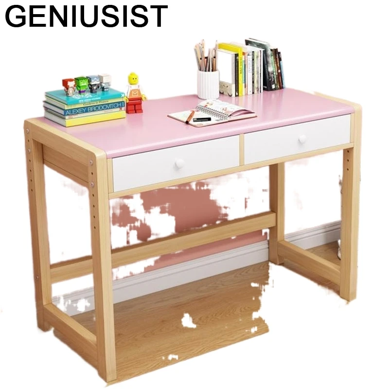

Infantil Mesa De Estudo Children Play Avec Chaise Tavolo Scrivania Bambini Adjustable for Kinder Enfant Study Kids Table