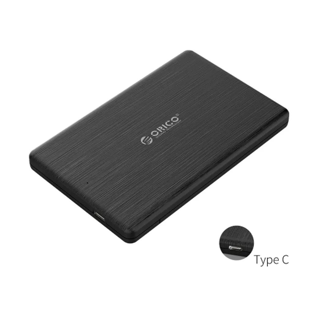 2588C3 BK 2 5 дюймов Тип C корпус жесткого диска USB 3 1 HDD чехол Гбит/с Поддержка UASP для