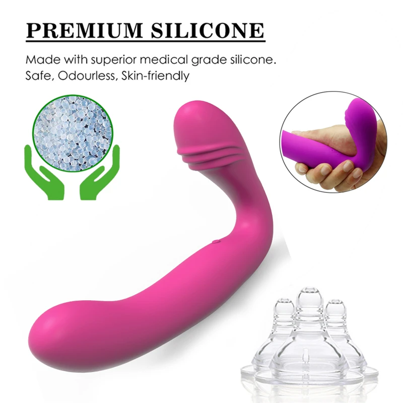 Двойной мотор без бретелек телефон для женщин точка G Вагина массаж Анальная пробка двухсторонний пенис