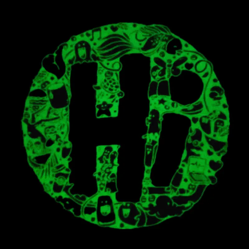 Микс логотипов светящиеся аксессуары для одежды Термотрансферная наклейка