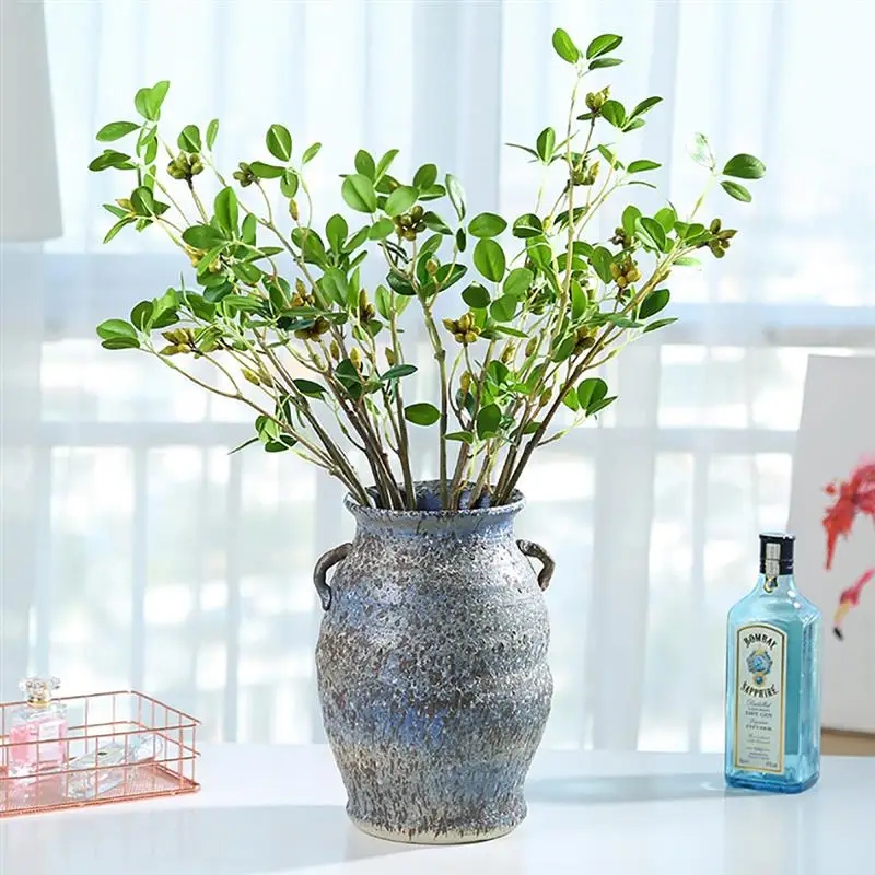 Искусственные ветки растений реалистичный Декор фруктов 2 головки настольные