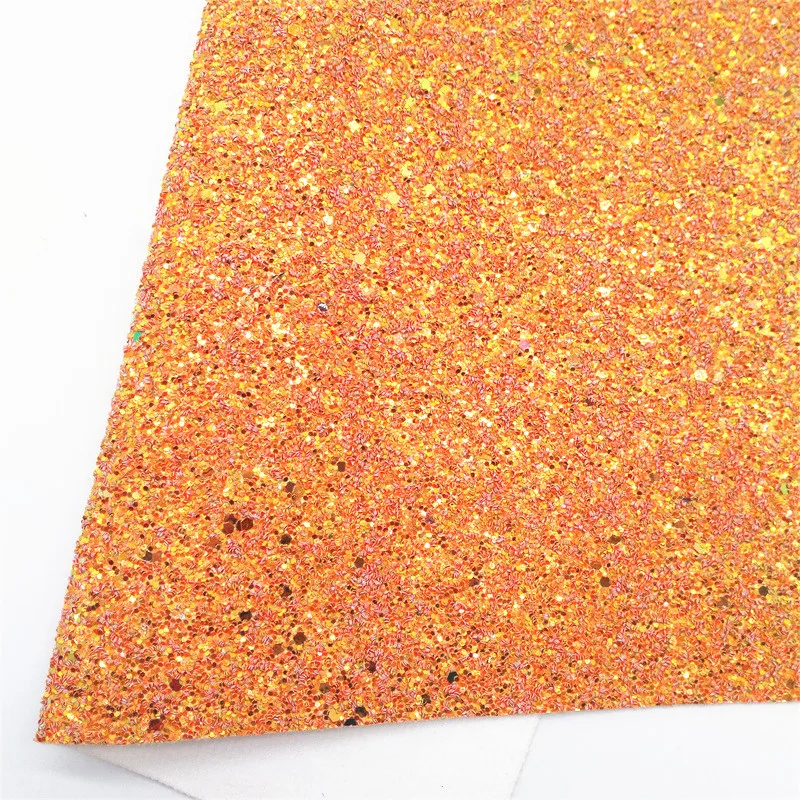 4 шт./компл. оранжевая блестящая виниловая ткань сочетающаяся с металлическим