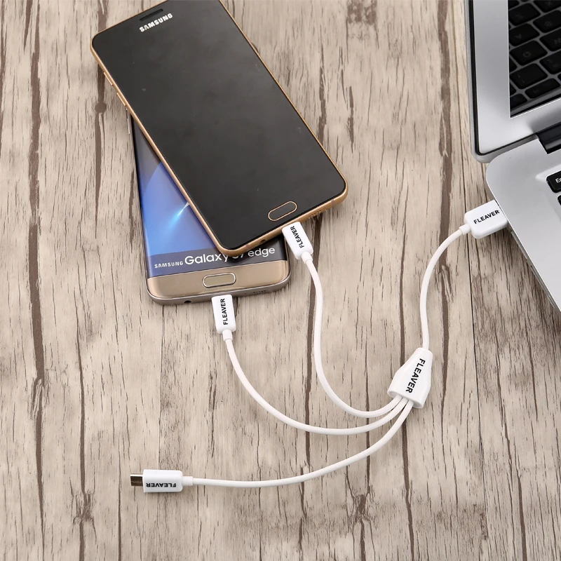 Кабель Micro USB 3 в 1 25 см фута устройства USB|Кабели питания| |