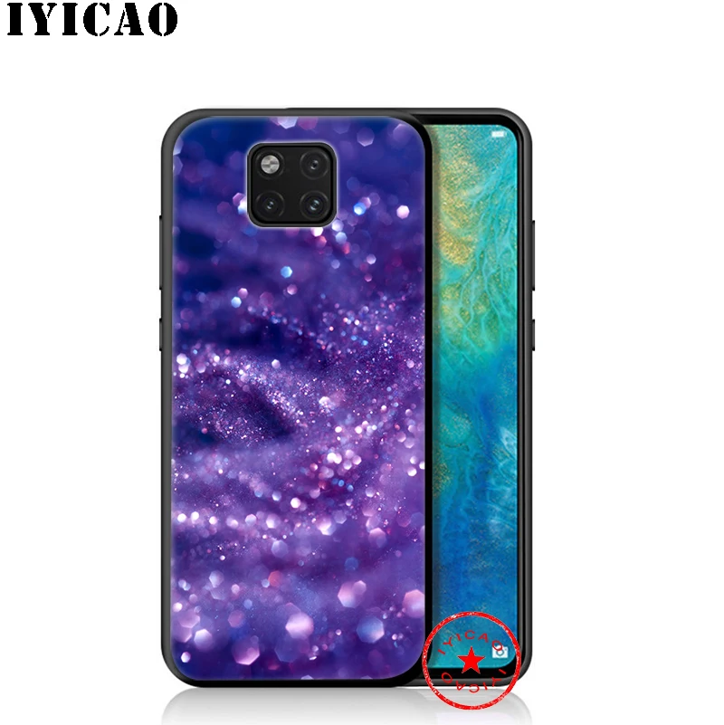 Sparkle Glitter sand scale Soft Black Case for Huawei Mate 30 Lite Pro Y9 Y7 Y6 Prime 2018 2019 Phone |