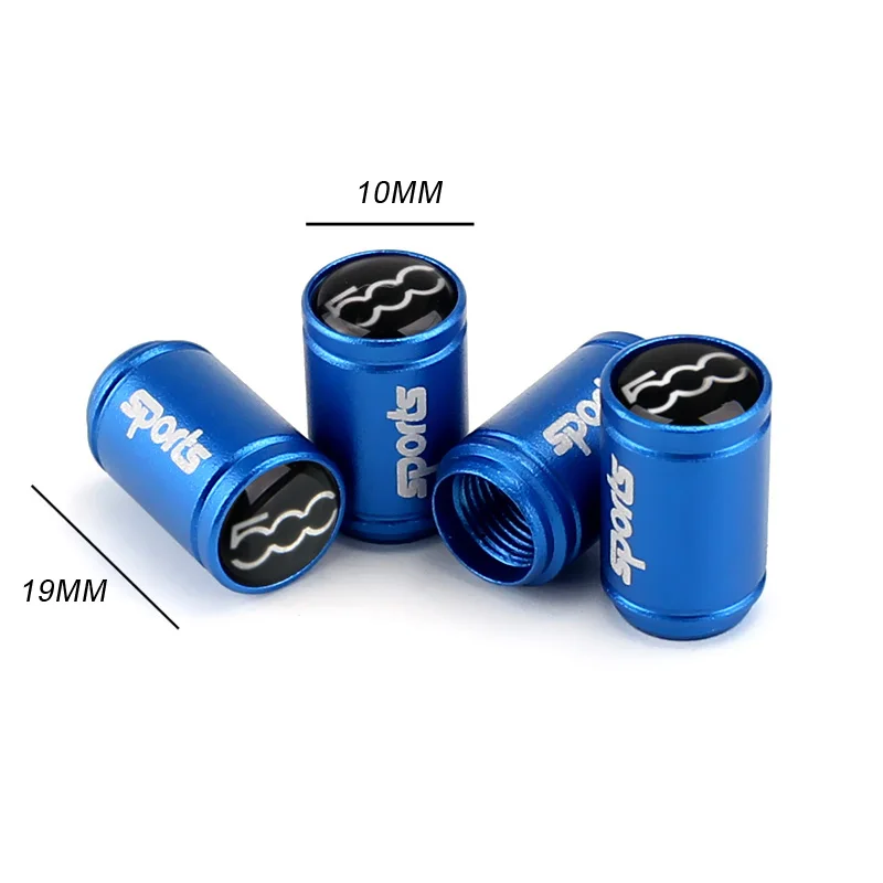 Колпачок штока клапана для стайлинга автомобиля Fiat 500 логотип Aegea Doblo Panda Uno Palio Tipo