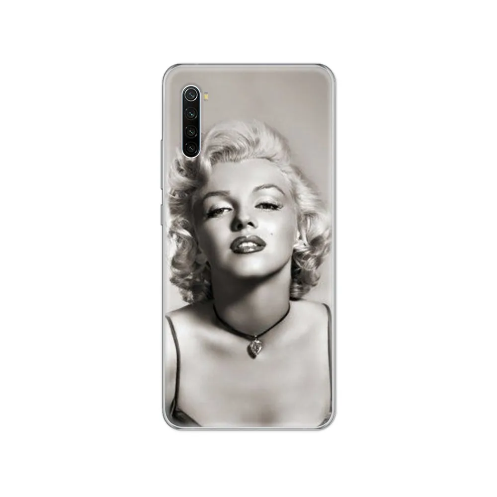 Роскошный Водонепроницаемый Прозрачный чехол для телефона Marilyn Monroe xiaomi Redmi 3S 4A 5A 6A