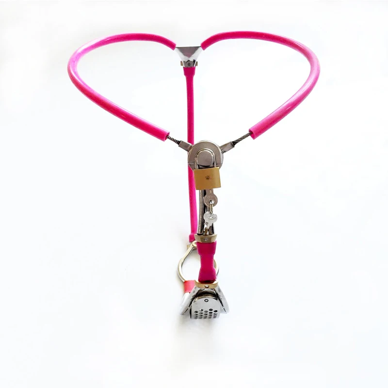 Женский пояс верности Регулируемый из нержавеющей стали Фетиш фиксируемый Пояс