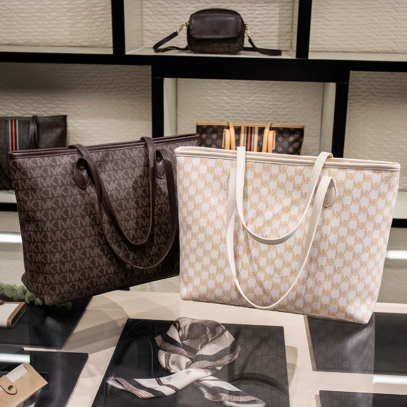 

New Large Shoulder Bag Women's Bag Large Capacity Simple Tote Bag Shopping Bag