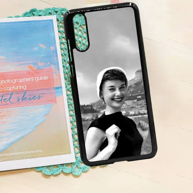 

audrey hepburn British actress Phone Case PC for iPhone 11 12 pro XS MAX 8 7 6 6S Plus X 5S SE 2020 XR