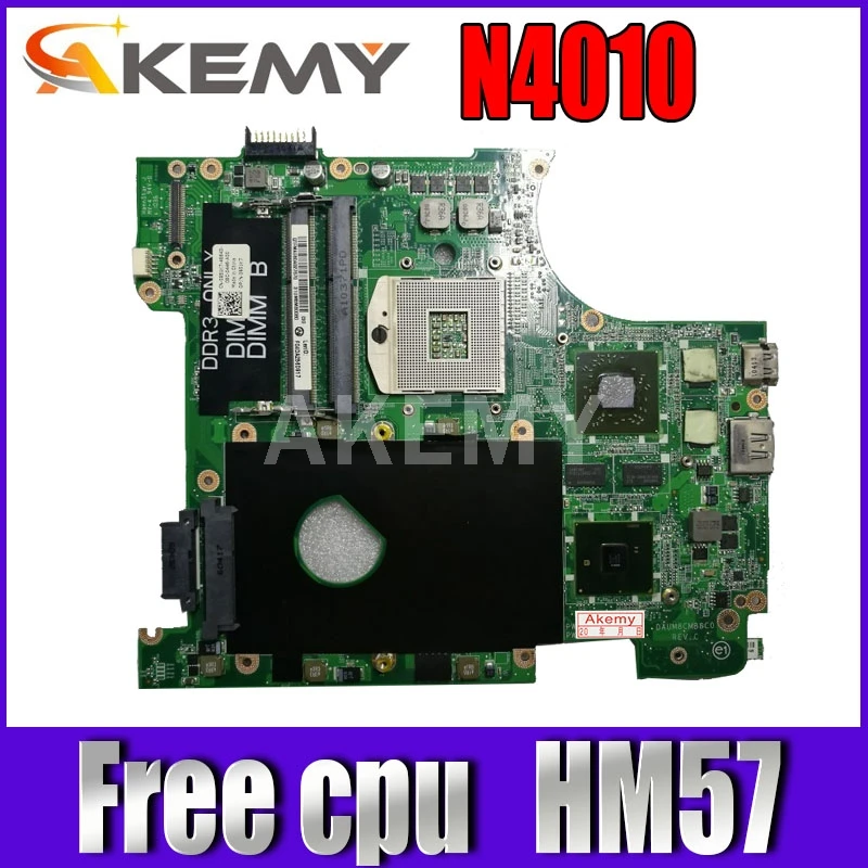 Akemy N4010 Mianboard для DELL Inspiron 14R CN 0951K7 материнская плата DAUM8CMB8C0 0M2TVP HM57 с