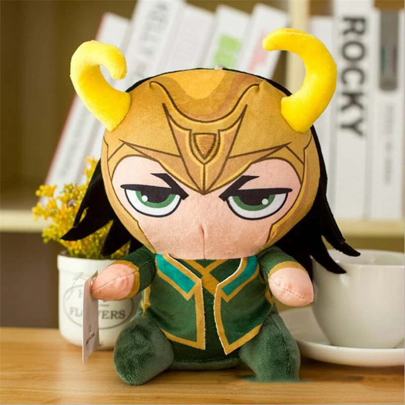 25cm The Avengers 4 Plush Toys Iron Man Deadpool Thanos Spiderman Stuffed Plush Toys Super Hero Doll Soft Toy