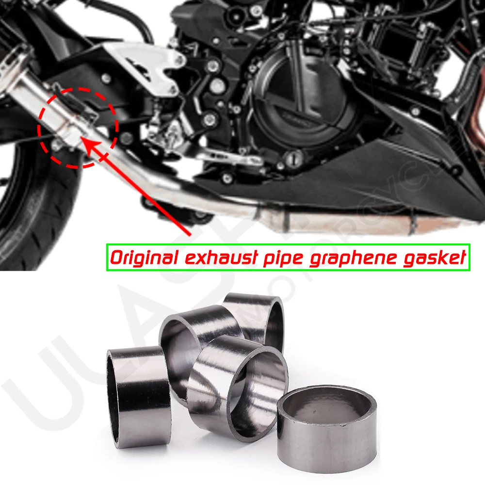 

Оригинальная графиновая асбестовая уплотнительная прокладка для мотоцикла Kawasaki Z1000 Z400 NINJA400 выделенная защита от утечки выхлопной трубы