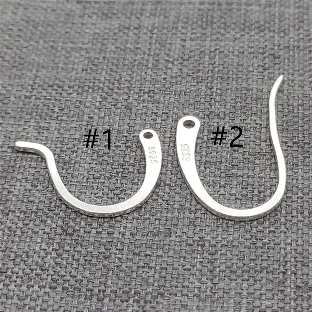 

8 Pairs of 925 Sterling Silver Ear Wire Hooks for Earring Jewelry Making