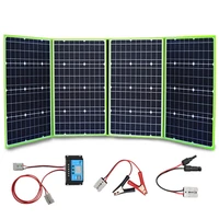 solar panel foldable flexible portable 100w 150w 200w 300w 18v20v home kit outdoor charger controller 5v usb 12v car rv battery