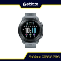 zeblaze vibe 5 pro color touch display smartwatch heart rate multi sports tracking smartphone with notifications wr ip67 watch