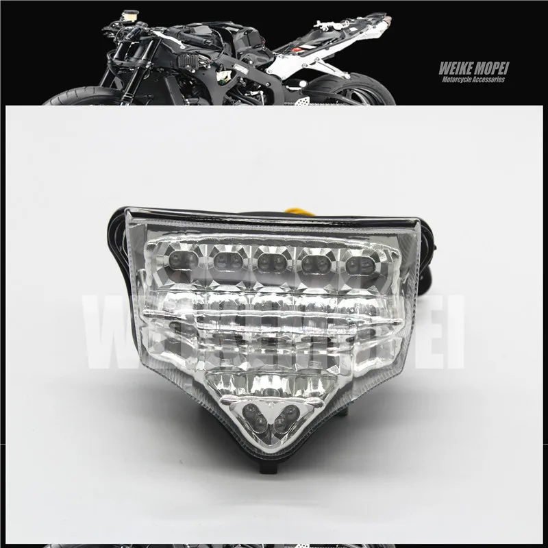 

Новый светодиодный задний фонарь, задний фонарь, указатели поворота, подходят для YAMAHA FZ6 FAZER FZ600 2004 2005 2006 2007 2008 2009 Clear