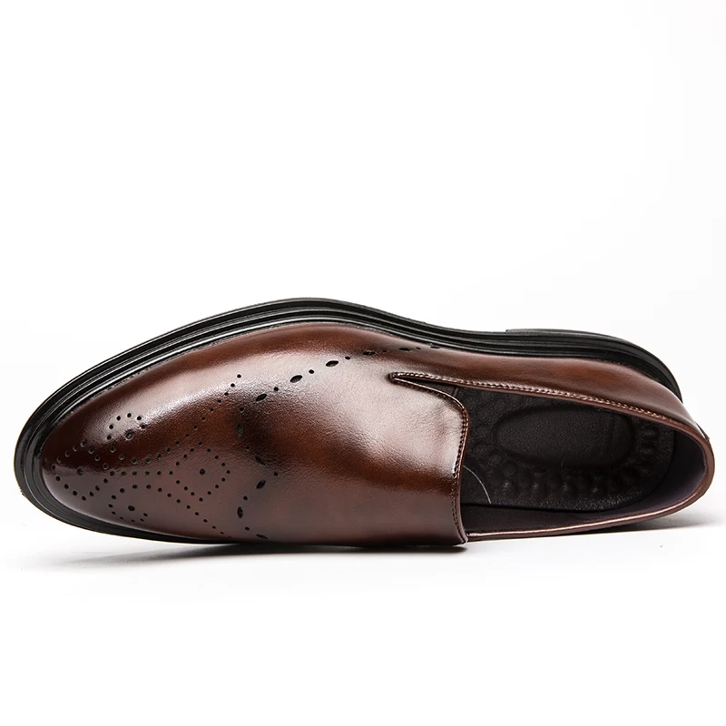 Мужские классические туфли лоферы брендовые деловые мужские строгие для свадьбы