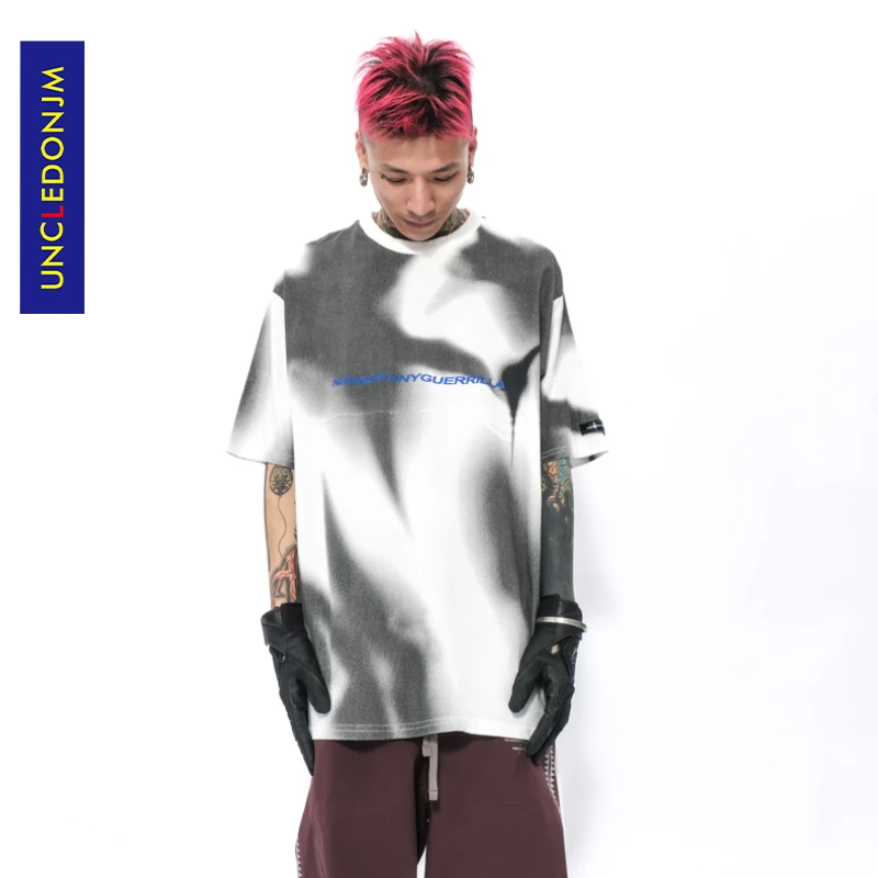 

UNCLEDONJM в стиле «хип-хоп» Графические футболки Свободная футболка Новое поступление 2021 одежда в готическом стиле летняя рубашка мужская одеж...