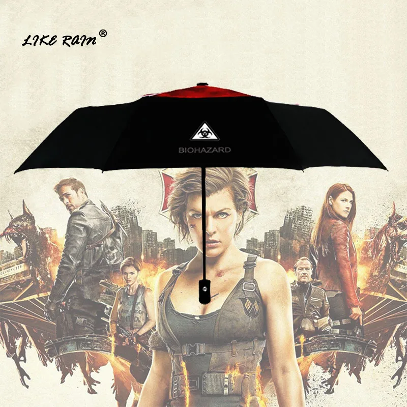 Зонт детский автоматический с защитой от ветра и ультрафиолета антиуф Защита