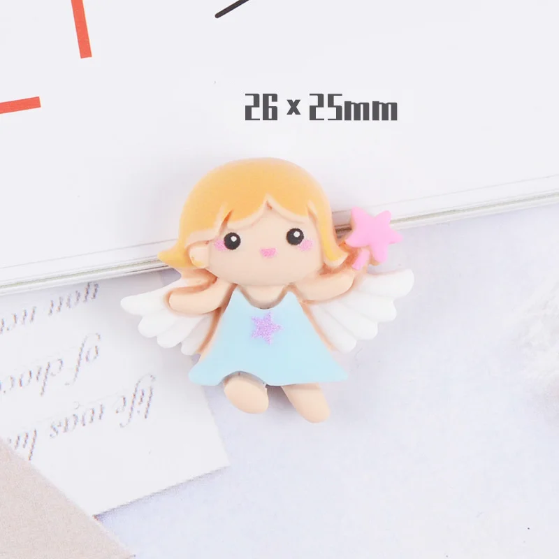 

100pcs Cartoons Angel Charms For Slime Supplies Resin Decor For Slime DIY Filler Addition Accessories Toys For Children