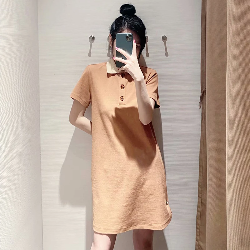 Однотонное Повседневное платье-футболка женское шикарное летнее мини-платье с