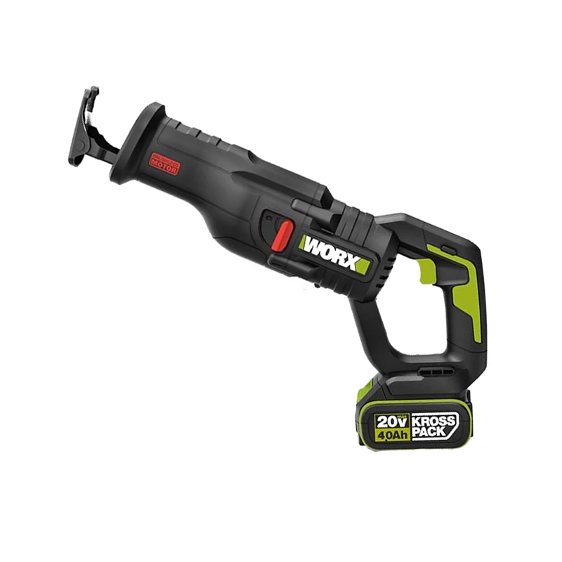 

WORX WU501 Rechargeable 20V Li-Ion Battery Cordless Reciprocating Saw Jig Saw Wood with Battery and Charger Power Tool