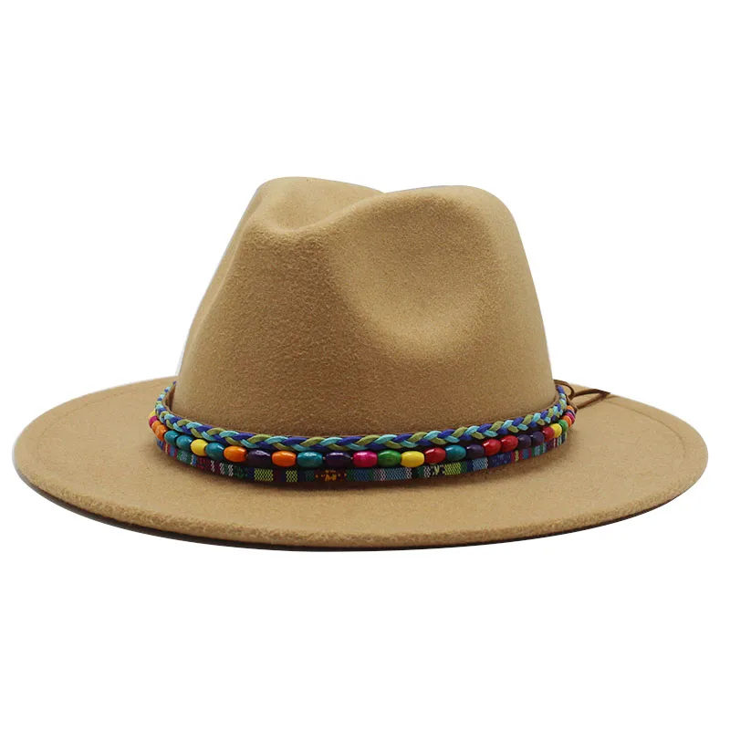 

Fedora Hat Men Women Imitation Woolen Spring Women Felt Hats Men Fashion Black/whiteTop Jazz Hat Fedoras Chapeau Sombrero