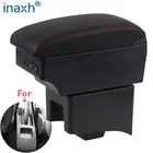 Подлокотник для Volkswagen POLO, для VW POLO, AMEO, Модернизированный автомобильный подлокотник коробка для хранения деталей, аксессуары для интерьера, с USB-индикатором