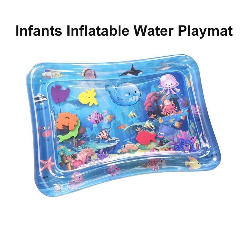 

Rooxin гигантский надувной бассейн игровой коврик; Одежда для малышей, детей, младенцев животик развивающий коврик для ползания подстилка ков...