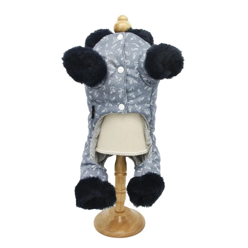 Одежда для чихуахуа мягкий меховой капюшон одежда щенков маленький большой