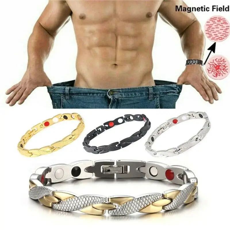 

Dragon Pattern Bracelets Twisted Healthy Magnetic Therapy Slimming Bracelet for Weight Loss Healthy Charm Jewelry for Men