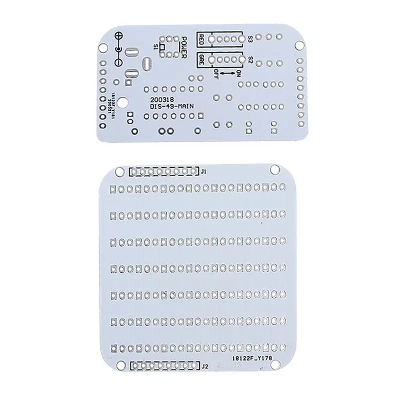1 Набор DC9V DIY трехцветный светодиодный светильник для дыхания точечный матричный
